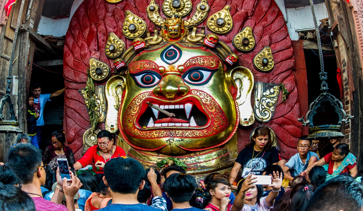 Indra Jatra in Kathmandu