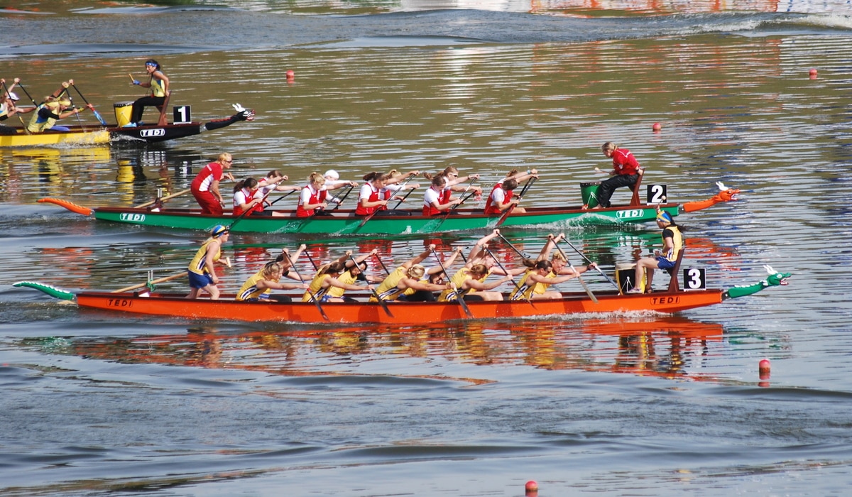 Dragon Boat Race in Pokhara